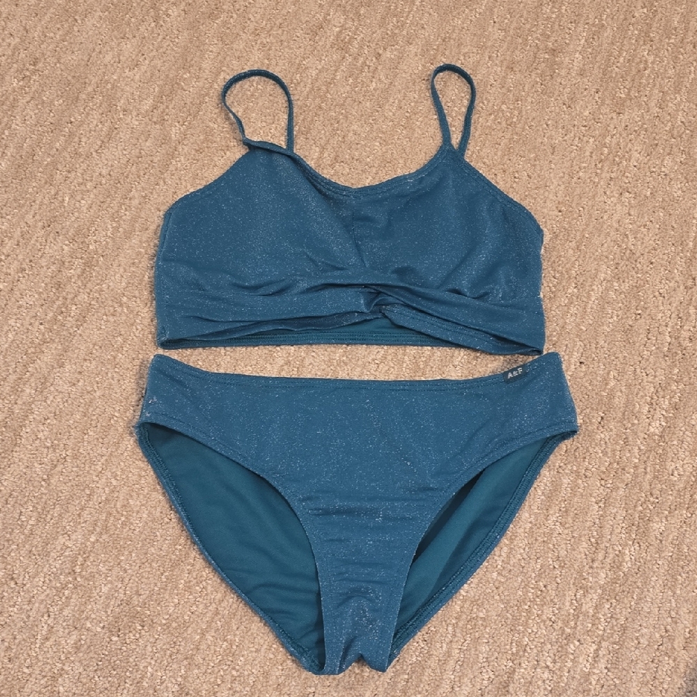 Abercrombie Kids Sparkling Teal Swimwear Size 13-14